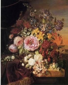 unknow artist Floral, beautiful classical still life of flowers 04 oil painting image